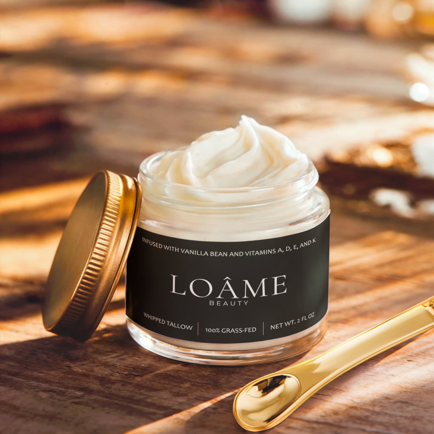 LOÂME Whipped Grass-Fed Tallow Balm with Vanilla Bean