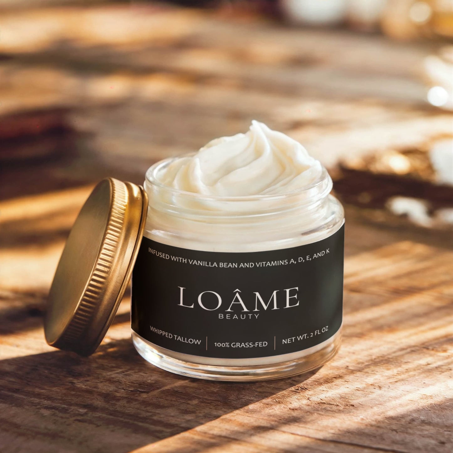 LOÂME Whipped Grass-Fed Tallow Balm with Vanilla Bean
