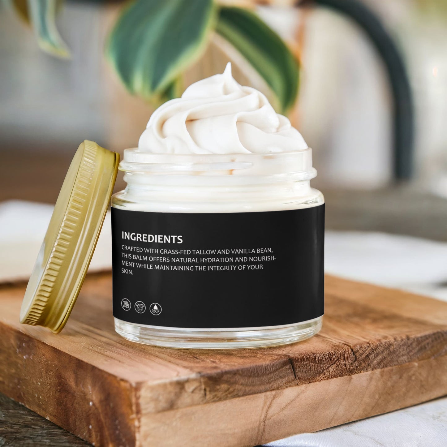 LOÂME Whipped Grass-Fed Tallow Balm with Vanilla Bean