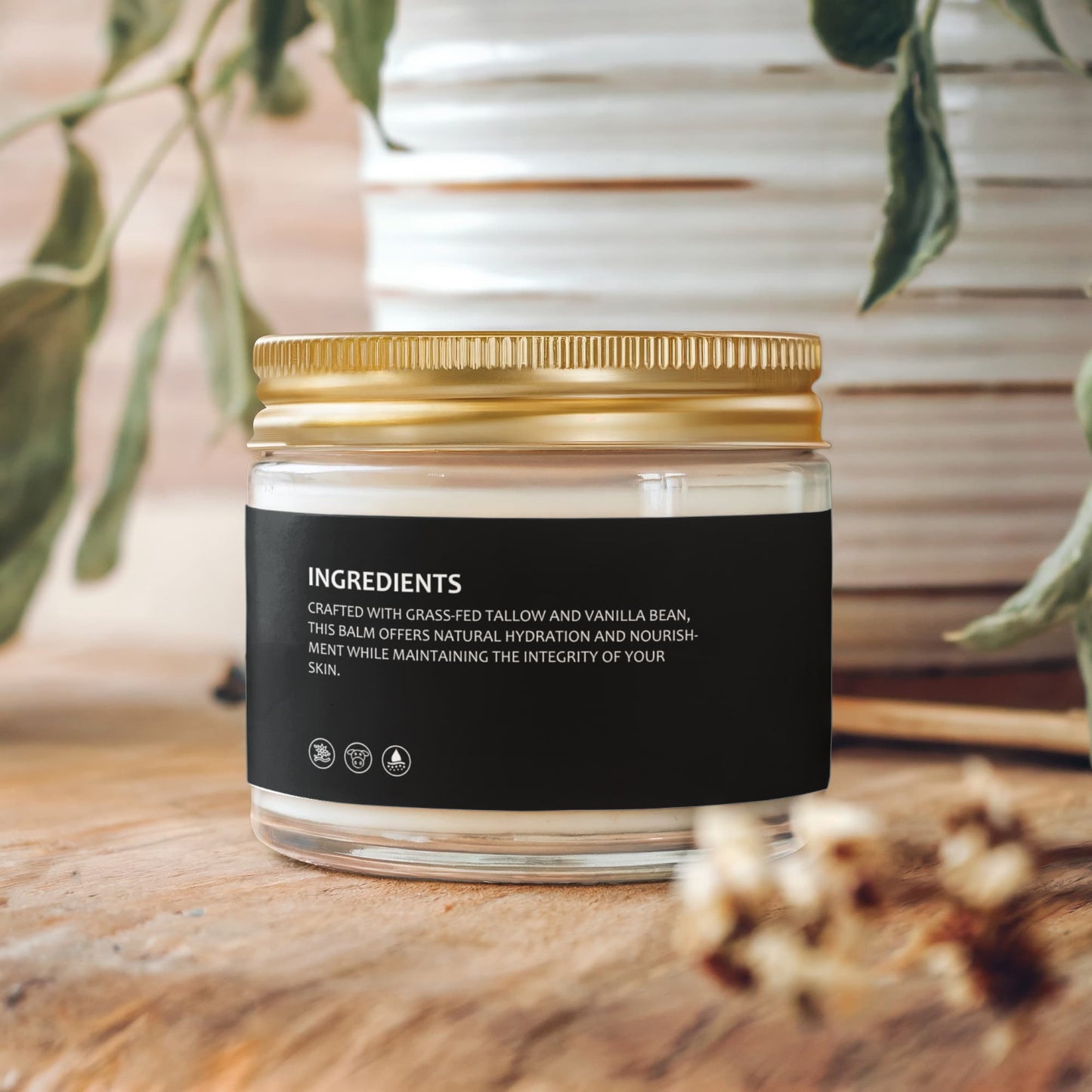 LOÂME Whipped Grass-Fed Tallow Balm with Vanilla Bean
