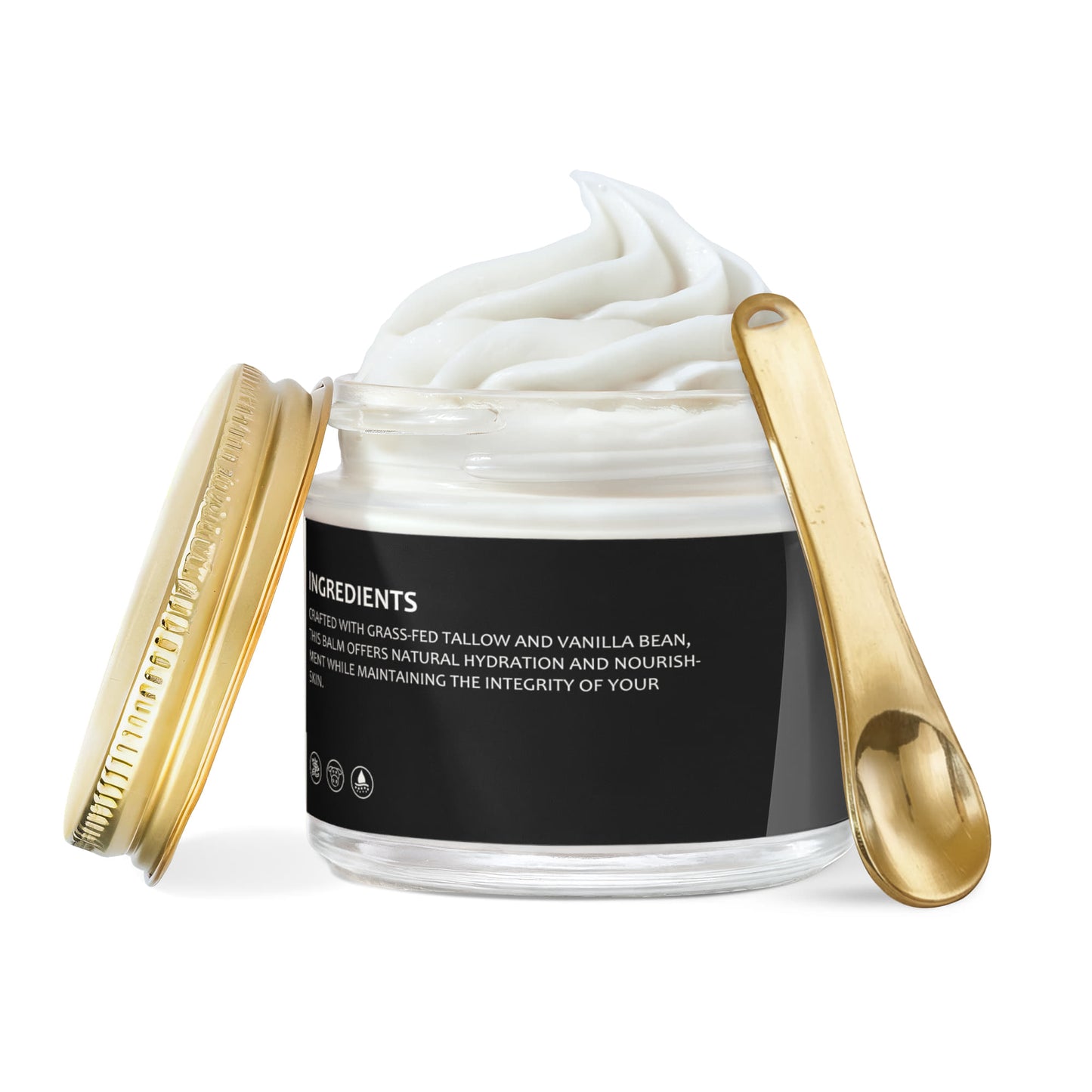 LOÂME Whipped Grass-Fed Tallow Balm with Vanilla Bean
