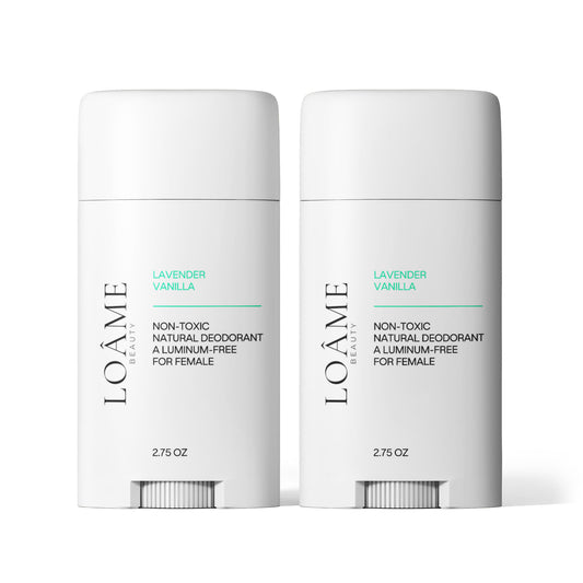2 Pack Non-toxic Natural Deodorant, Aluminum-Free for Women